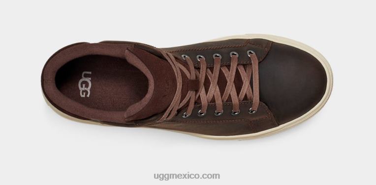 cuero pardo 00NF2298 UGG hombres tiempo alto de baysider