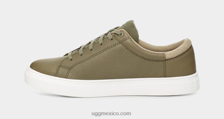cuero verde musgo 00NF1563 UGG hombres tiempo bajo baysider