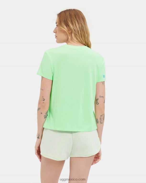 césped 00NF1123 UGG mujer camiseta de bebé brinlee