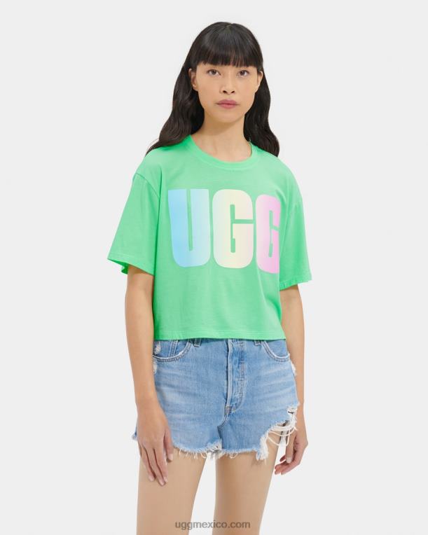 césped 00NF1257 UGG mujer camiseta corta con logo