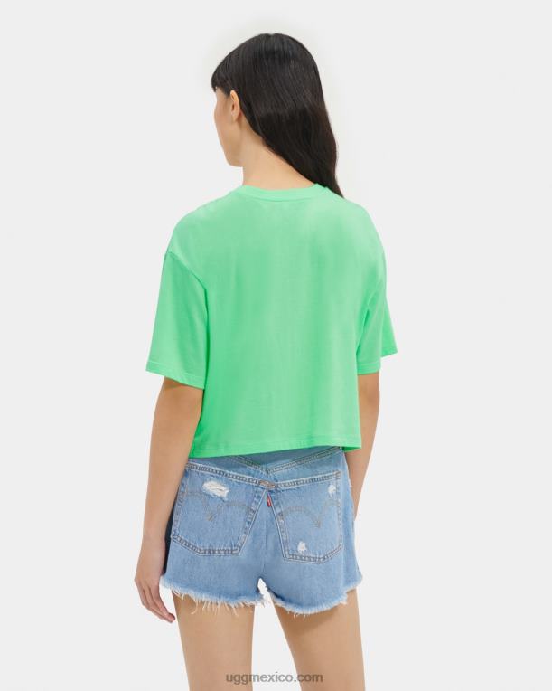 césped 00NF1257 UGG mujer camiseta corta con logo