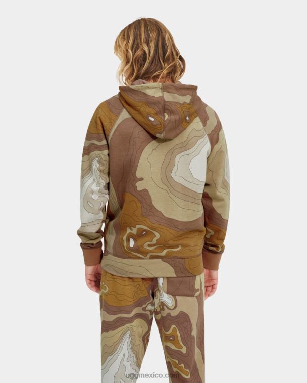 desierto 00NF276 UGG hombres terrance sudadera con capucha topo