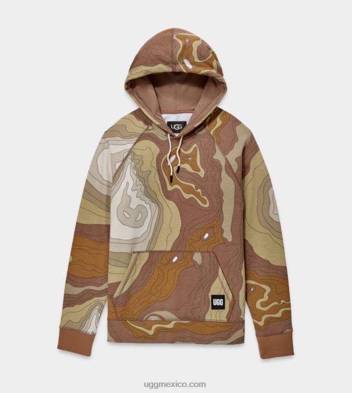 desierto 00NF276 UGG hombres terrance sudadera con capucha topo
