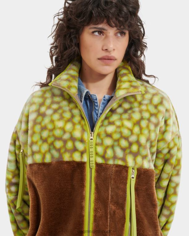 edamame manchado 00NF105 UGG mujer chamarra con estampado de marlene