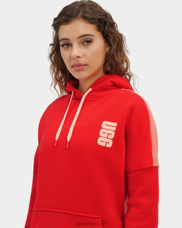 encender / pétalo 00NF1145 UGG mujer sudadera con capucha simone dos tonos