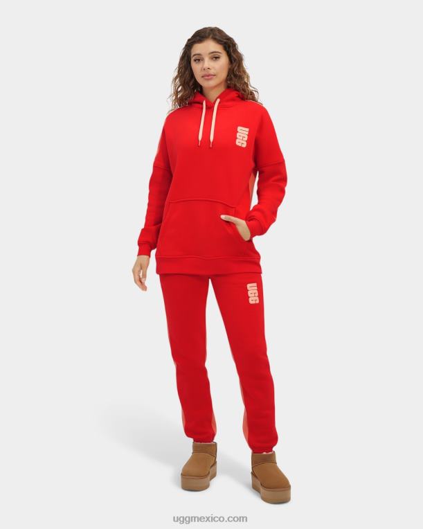 encender / pétalo 00NF1145 UGG mujer sudadera con capucha simone dos tonos