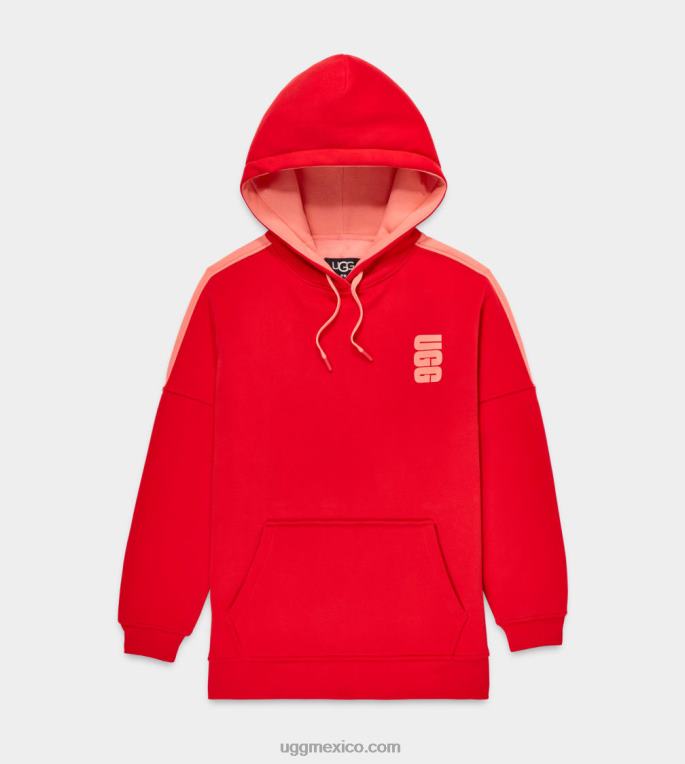 encender / pétalo 00NF1145 UGG mujer sudadera con capucha simone dos tonos