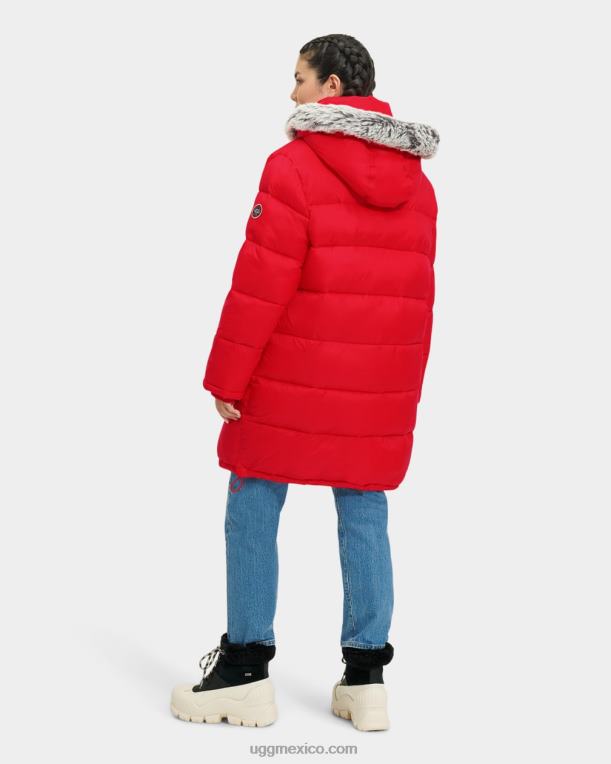 encender 00NF1177 UGG mujer chamarra acolchada de largo medio Ozzy