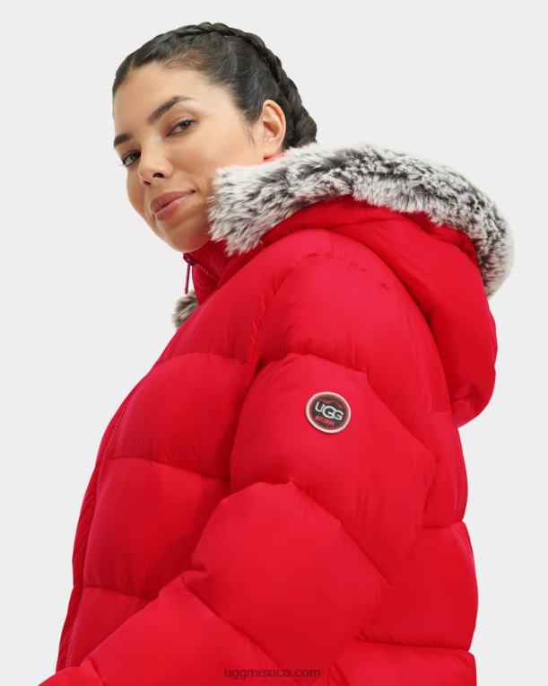 encender 00NF1177 UGG mujer chamarra acolchada de largo medio Ozzy