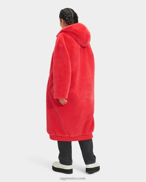 encender 00NF1274 UGG mujer abrigo de piel sintética extragrande koko