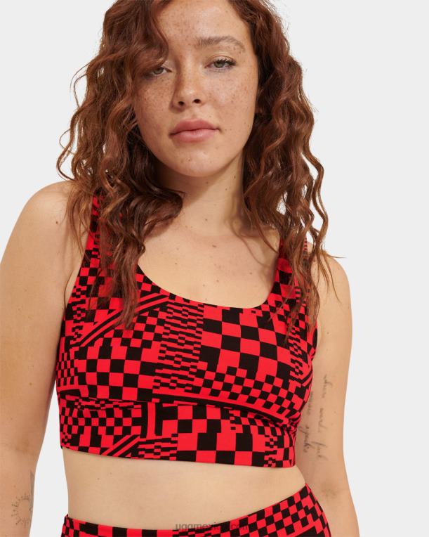 encendido/cheques negros 00NF1263 UGG mujer bralette zayley