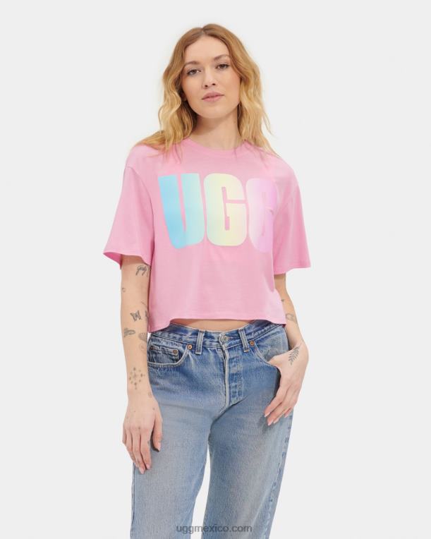 ensueño 00NF1255 UGG mujer camiseta corta con logo