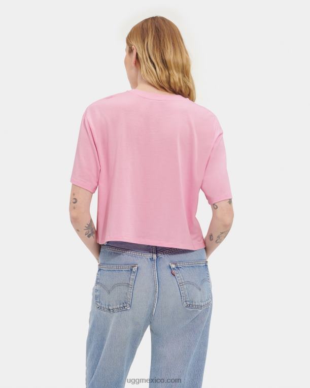 ensueño 00NF1255 UGG mujer camiseta corta con logo