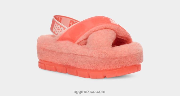 estrella de mar rosa 00NF730 UGG mujer fuzzita claro