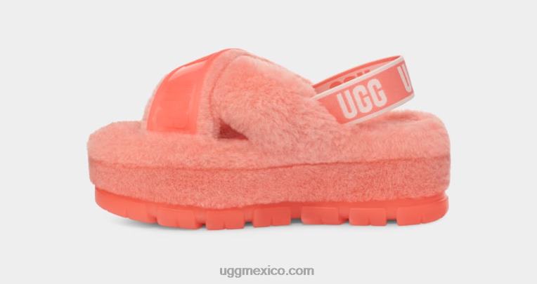 estrella de mar rosa 00NF730 UGG mujer fuzzita claro