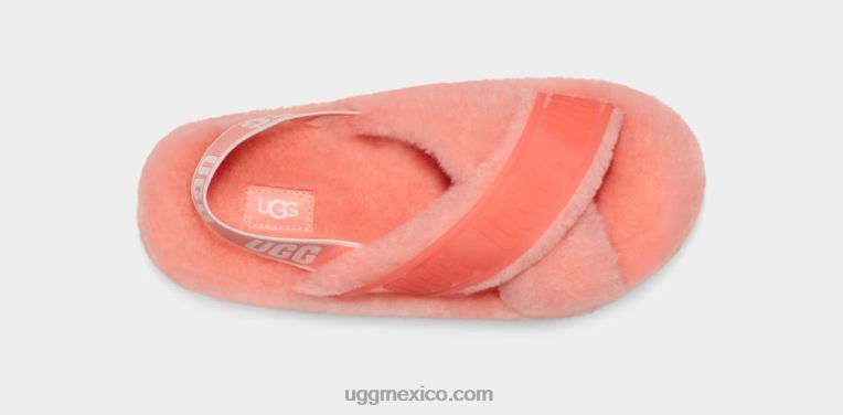 estrella de mar rosa 00NF730 UGG mujer fuzzita claro