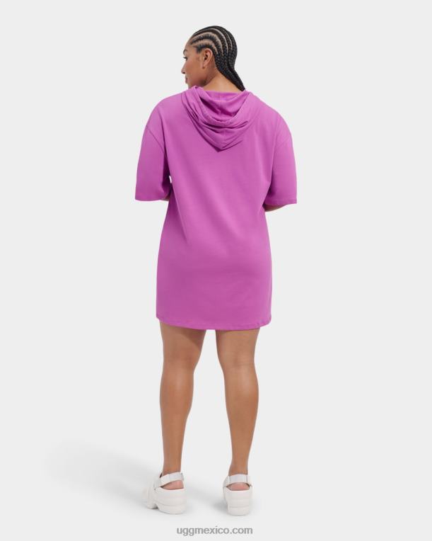 fabuloso 00NF919 UGG mujer vestido estilo camiseta con capucha kassey