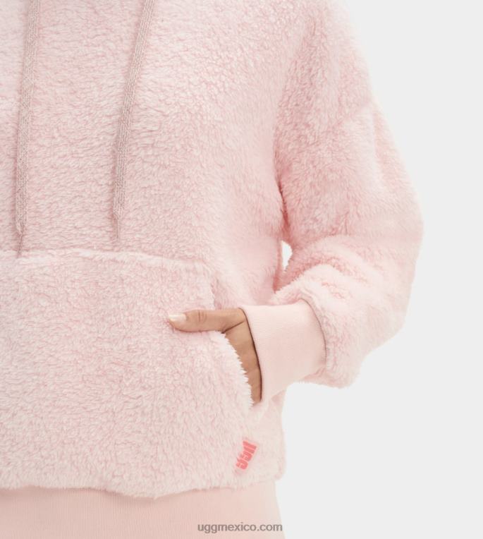 flor de loto 00NF1280 UGG mujer sudadera con capucha sherpa loyra