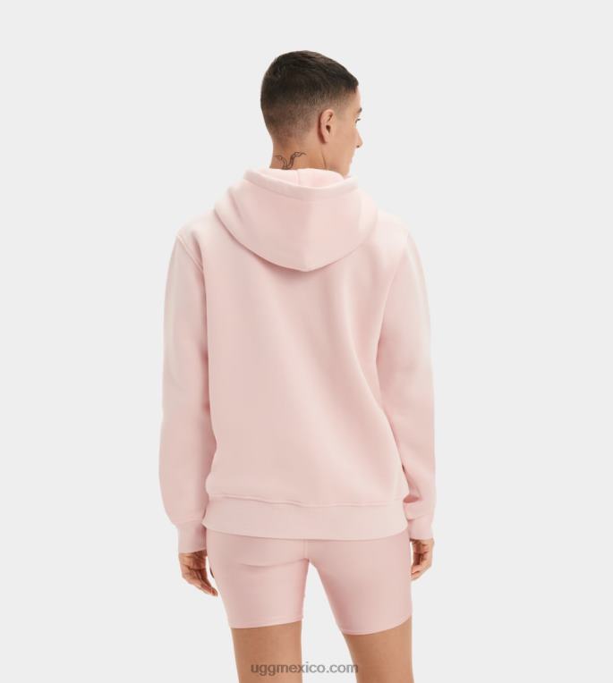flor de loto 00NF902 UGG mujer sudadera con capucha y logo fuzzy
