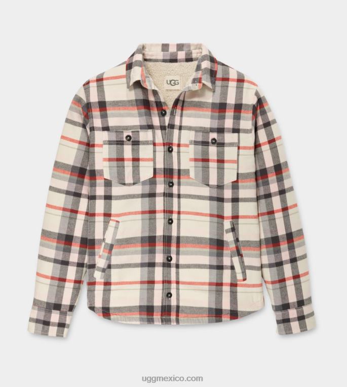 flor de loto multi 00NF1877 UGG hombres sobrecamisa braxton a cuadros