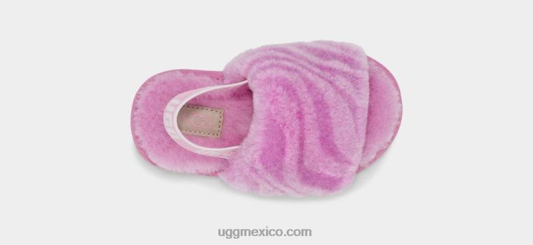 flor silvestre 00NF1994 UGG niños pequeños pelusa sí ondulado