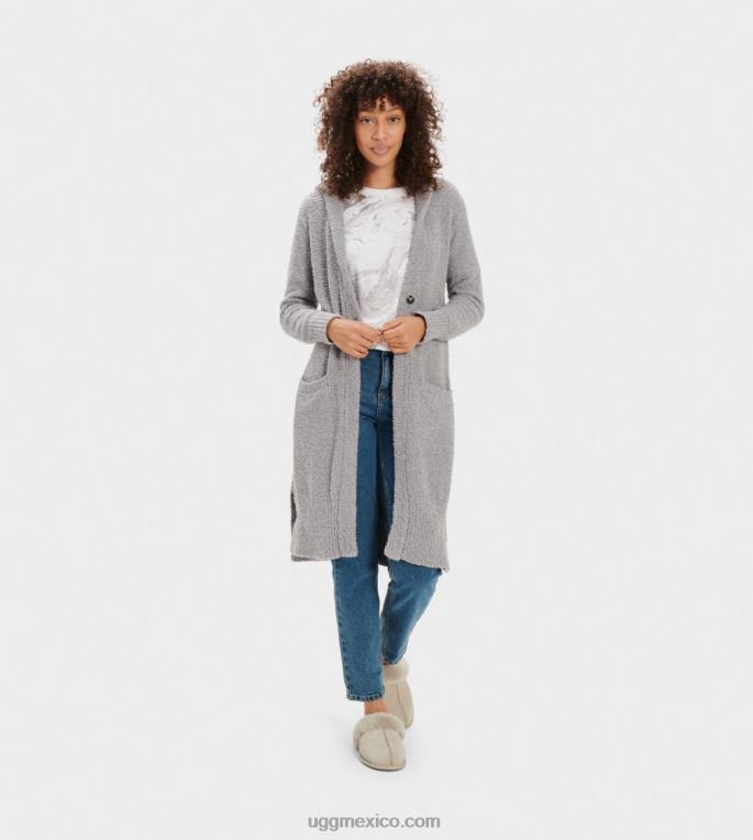 gris 00NF1044 UGG mujer cárdigan de punto judith
