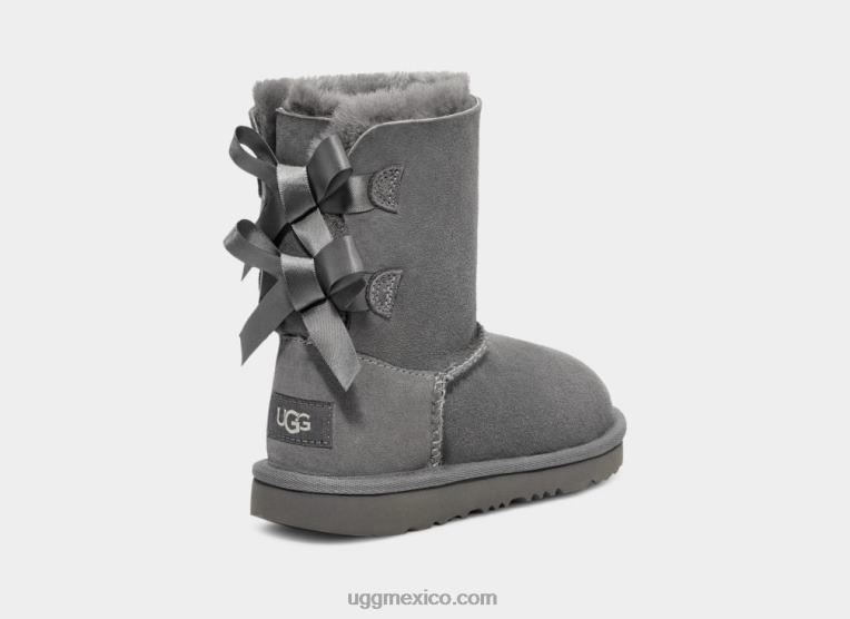 gris 00NF2327 UGG niños bota bailey bow ii