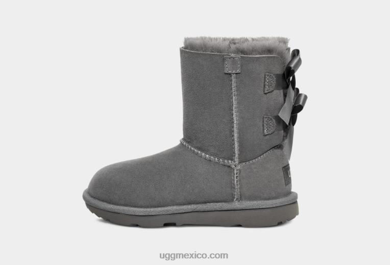 gris 00NF2327 UGG niños bota bailey bow ii