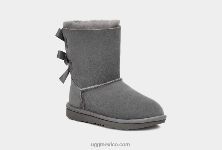 gris 00NF2327 UGG niños bota bailey bow ii