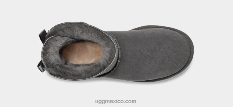 gris 00NF361 UGG mujer bota mini bailey bow ii