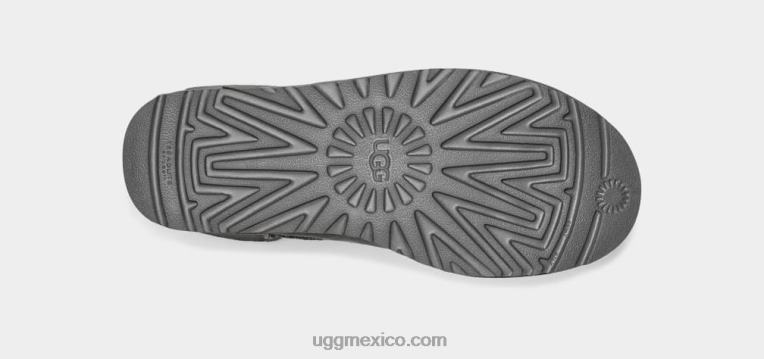 gris 00NF361 UGG mujer bota mini bailey bow ii