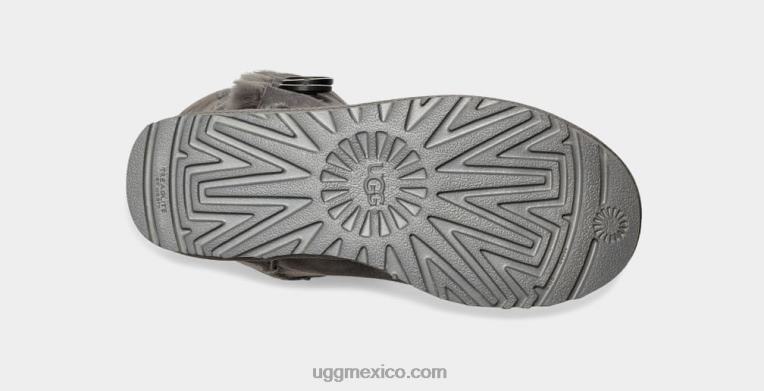 gris 00NF366 UGG mujer bota bailey button triplet ii