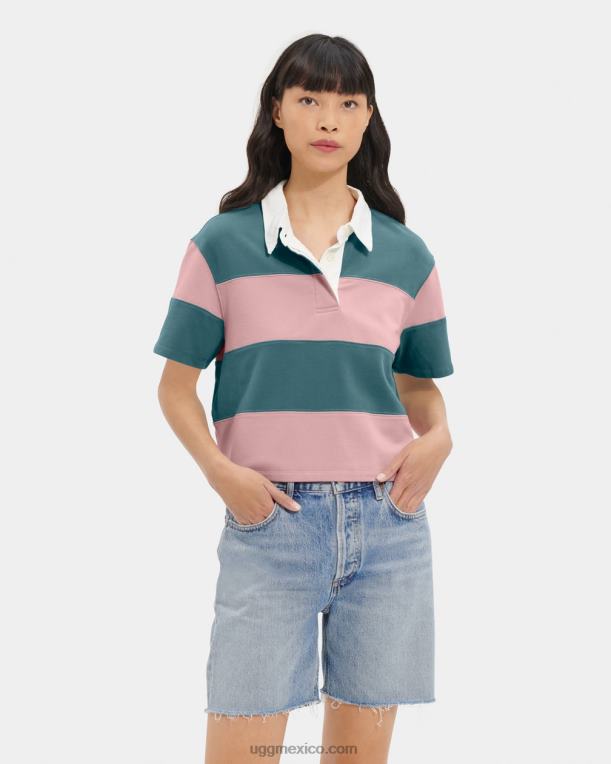 gris iris/rosa arcilla 00NF1149 UGG mujer polo de rugby keon