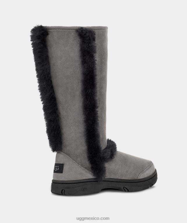 gris negro 00NF595 UGG mujer rayos de sol alto