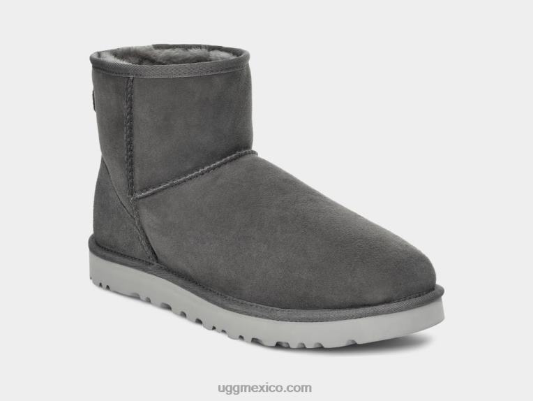 gris oscuro 00NF1407 UGG hombres minibota clásica