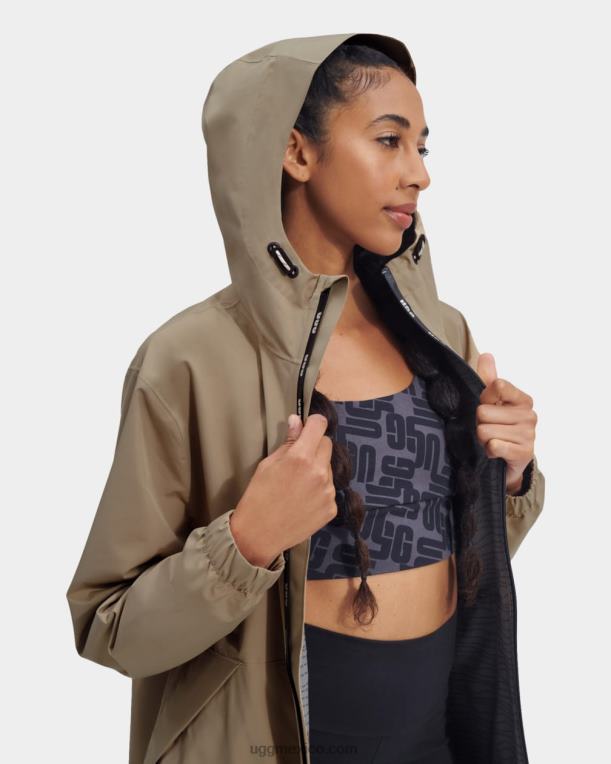 gris pardo 00NF936 UGG mujer chubasquero lianne