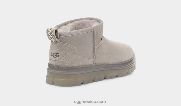 hoguera 00NF790 UGG mujer clásico ultra mini claro