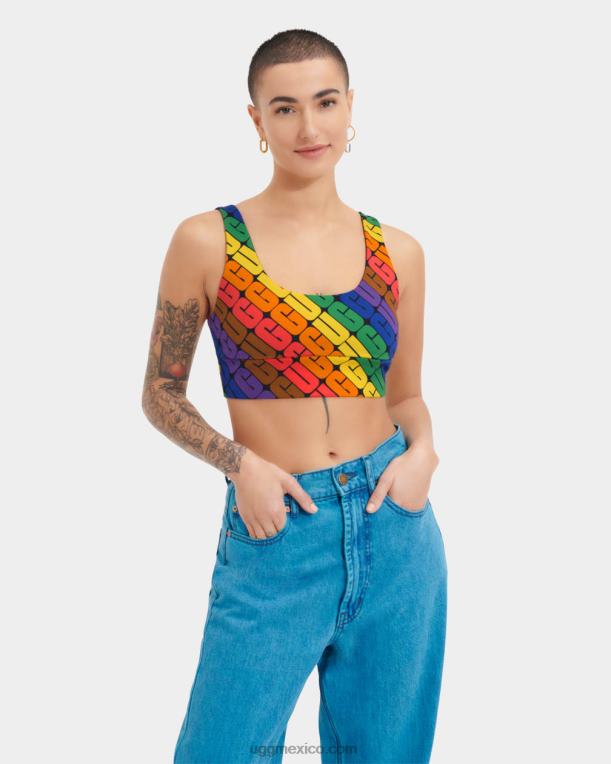 logotipo del arco iris 00NF190 UGG todos los géneros orgullo bralette zayley