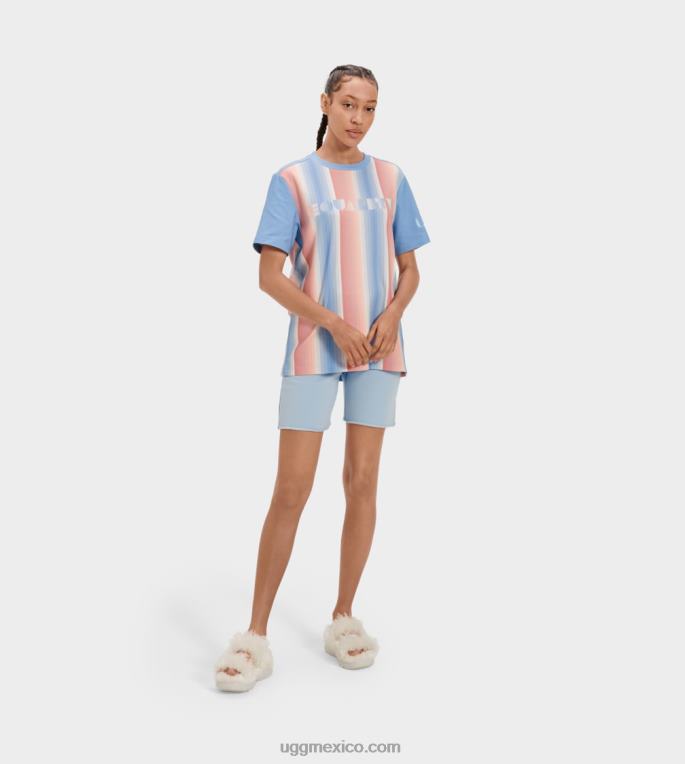 rayas de orgullo 00NF2223 UGG todos los géneros camiseta con el logo del orgullo