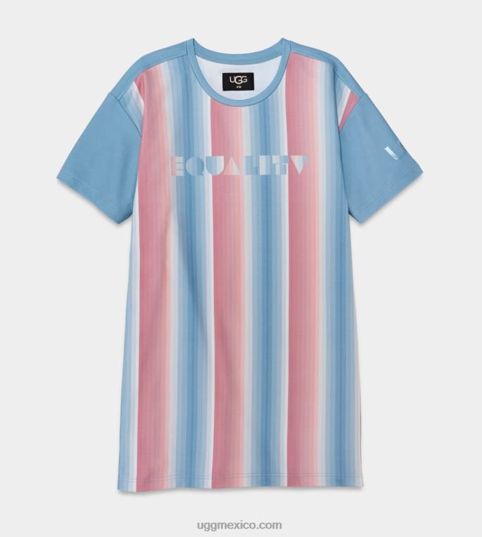 rayas de orgullo 00NF2224 UGG todos los géneros vestido estilo camiseta con logo