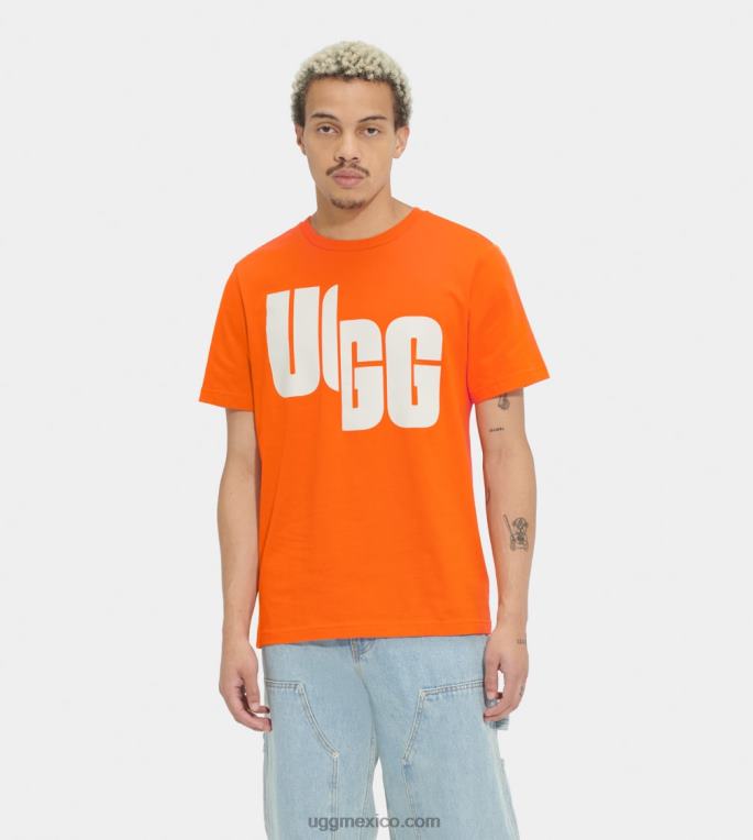 soda de naranja 00NF1402 UGG todos los géneros camiseta extragrande con logo chopd