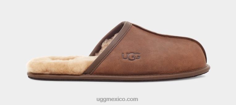 broncearse 00NF2300 UGG hombres cuero desgastado