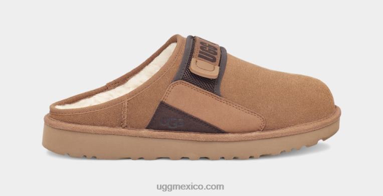 castaña 00NF1637 UGG hombres slip-on de dunas