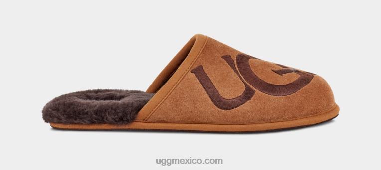 castaña/espresso 00NF1620 UGG hombres logotipo de desgaste