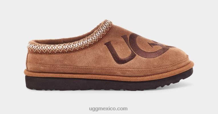castaña/espresso 00NF208 UGG hombres logotipo de tasmania