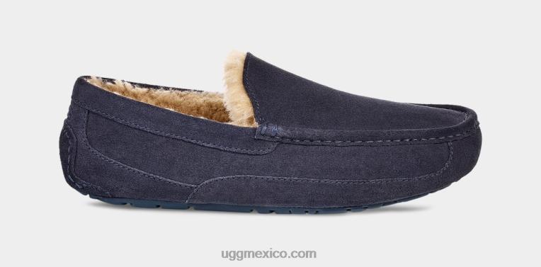 verdadera marina 00NF1654 UGG hombres zapatilla ascot