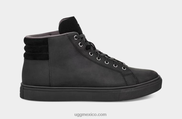 cuero negro tnl 00NF2297 UGG hombres tiempo alto de baysider