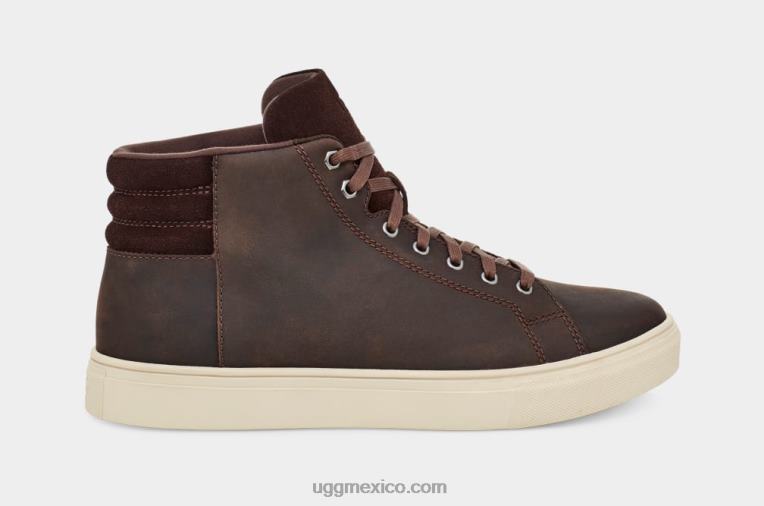 cuero pardo 00NF2298 UGG hombres tiempo alto de baysider