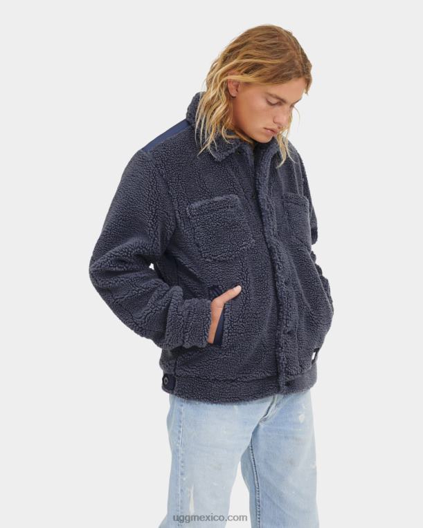 ciclón 00NF1886 UGG hombres chamarra de camionero de sherpa janson