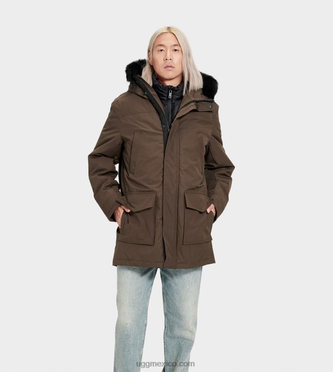 oliva oscuro 00NF1907 UGG hombres parka butte